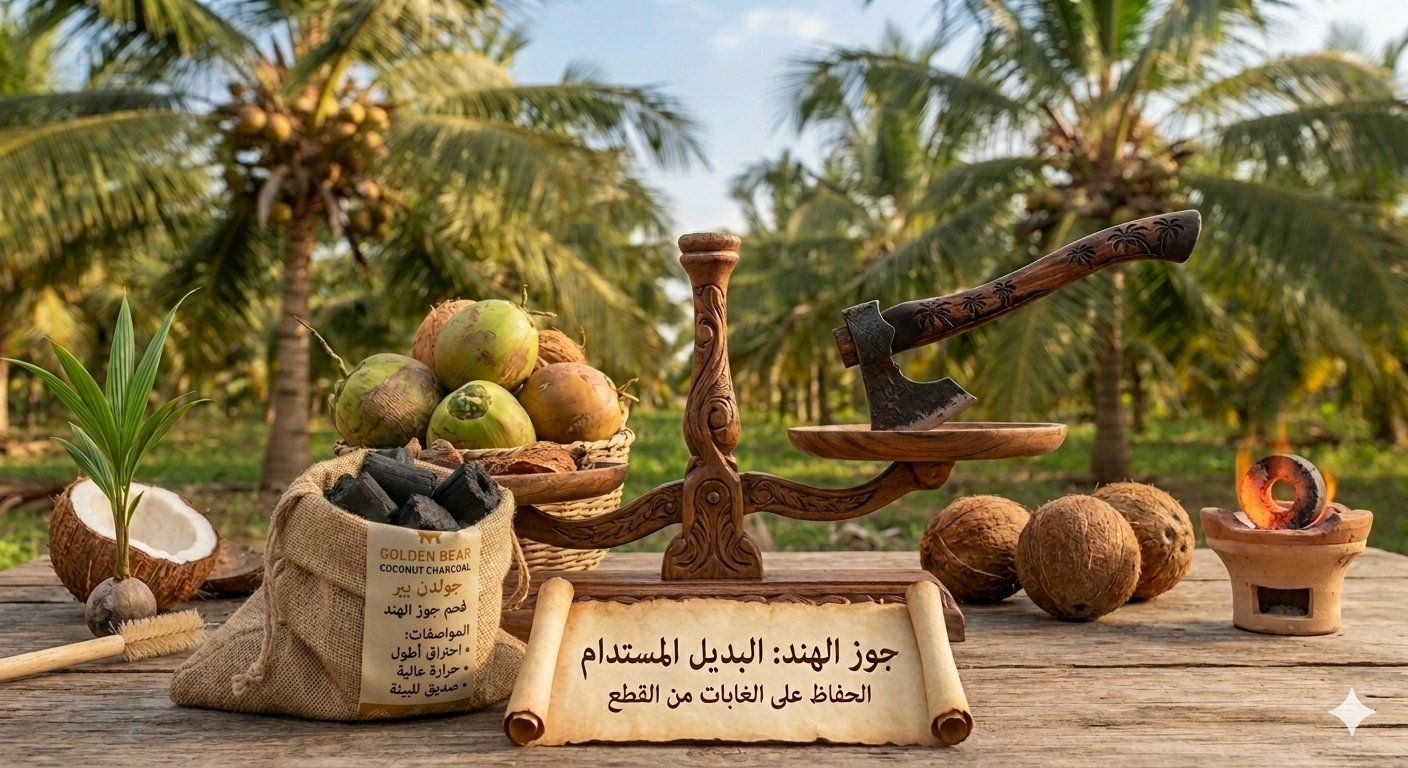 دور فحم جوز الهند في الحفاظ على الأشجار والغابات